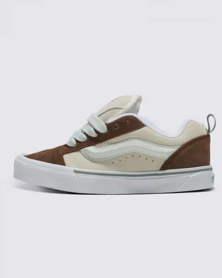 Кеды унисекс Vans Knu Skool Shoe Brown/Beige VN0009QCBLU