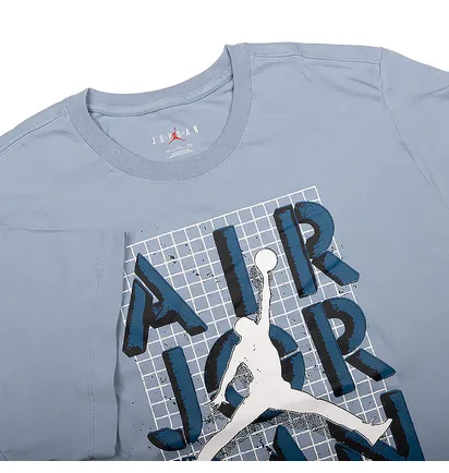 Футболка мужская Air Jordan Brand Jm Stack Ss Crew Blue FN5978-436