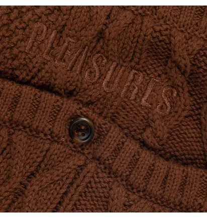 Шорти чоловічі Pleasures Charlie Knit Shorts Brown P23SP045-BROWN