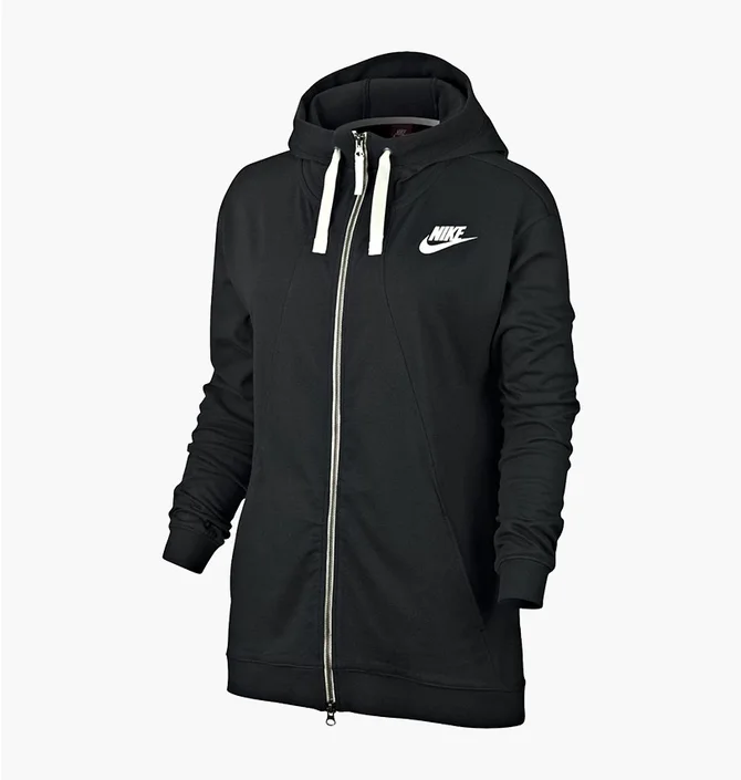 Толстовка жіноча Nike Gym Classic Full Zip Hoodie Black 854961-032