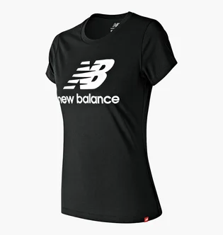Футболка женская New Balance Ess Stacked Logo Black WT91546BK