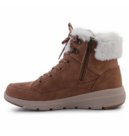 Ботинки женские Skechers Glacial Ultra Cozyly Brown 144178-CSNT