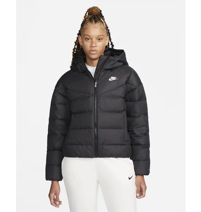 Куртка жіноча Nike W Nsw Sf Dwn Wr Hd Jkt Black Dq5903-010