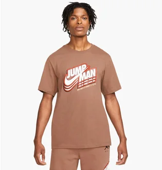 Футболка чоловіча Air Jordan M J JMPMN SS GFX CREW Brown DC9773-256