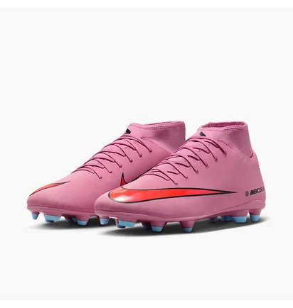 Бутсы унисекс Nike Superfly 10 Club Fg/Mg Pink FQ8314-600