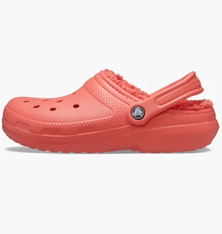 Тапочки жіночі CROCS Classic Lined Clog Orange 203591-6SL