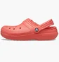 Тапочки женские CROCS Classic Lined Clog Orange 203591-6SL