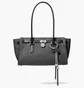 Сумка жіноча Michael Kors Hamilton Moderne Small Signature Logo Satchel Black 30F5SNXT0V-BLACK-148903