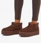 Уггі жіночі UGG Classic Ultra Mini Platform Boot Brown 1135092-BCDR