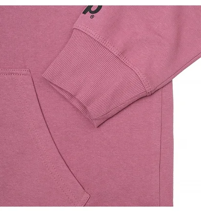 Худи женское Jeep Hooded Oversize Sweatshirt Star Striped Print Pink O102608-P490