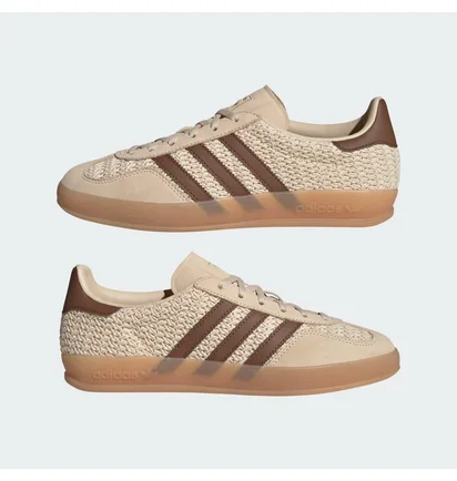 Кроссовки женские Adidas Gazelle Indoor Beige JS1418
