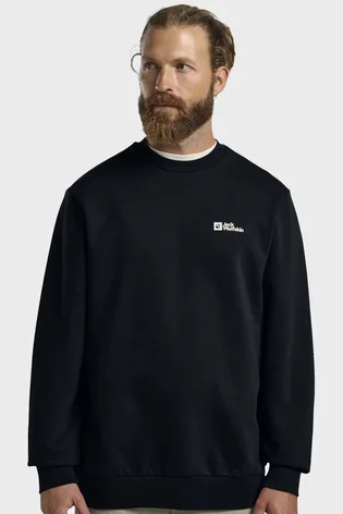 Світшот чоловічий Jack Wolfskin Essential Black A63843C-0413