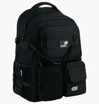 Рюкзак детский Kite Faer Less Black K26-1018XL-1