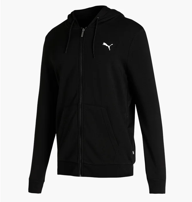 Толстовка чоловіча Puma Essentials Full-Zip Black 847219-01
