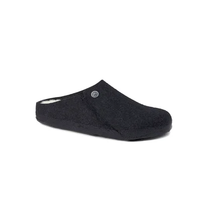 Тапочки чоловічі Birkenstock Zermatt Shearling Wool Felt Slippers Blue 1015090