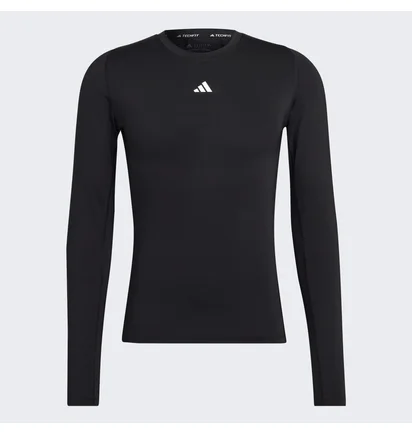 Лонгслив мужской Adidas Techfit Training Long Sleeve Black Hk2336