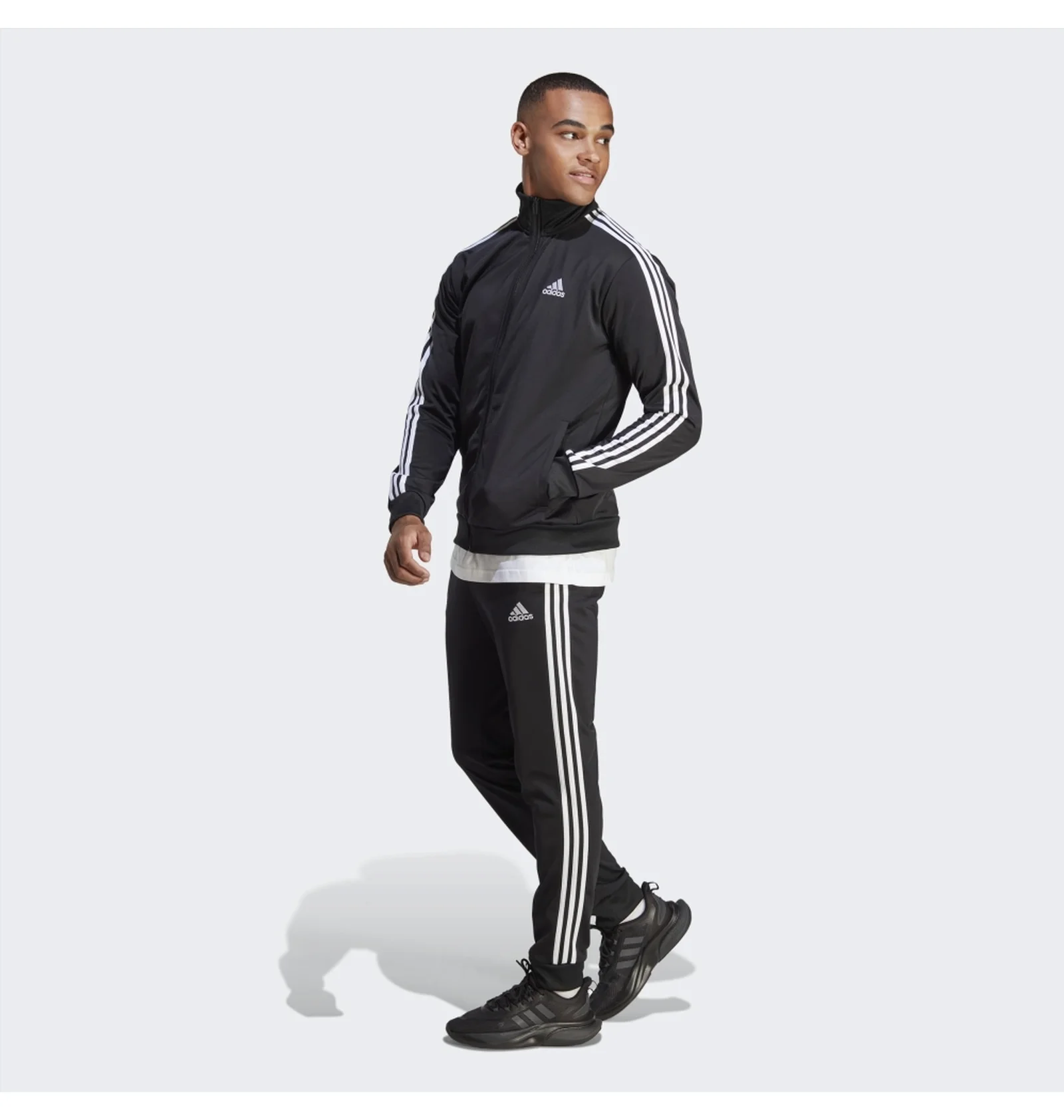 N*S様 discovered adidas ジャージ ᐉ Спортивний костюм чоловічий Adidas Sportswear Basic 3-Stripes