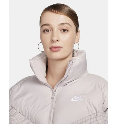 Пуховик жіночий Nike Sportswear Windpuffer Therma-Fit Loose Puffer Jacket White FB8788-019