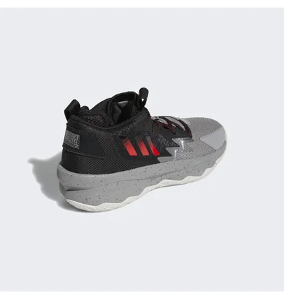Кросівки унісекс Adidas Dame 8 Basketball Shoes Black/Grey Hr1558