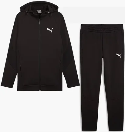 Спортивный костюм мужской Puma Evostripe Full-Zip Hoodie Black 681700-01__681702-01