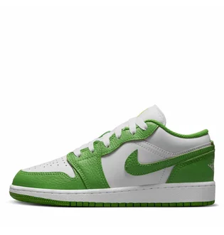 Кроссовки детские Air Jordan 1 Low Se Green/White HF4779-100