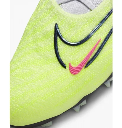 Бутсы унисекс Nike Gripknit Phantom Gx Elite Fg White/Green DC9968-705