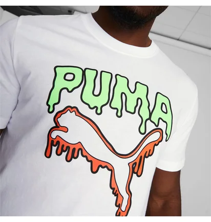 Футболка чоловіча Puma Melted Cat White 678788-02