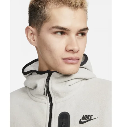 Куртка чоловіча Nike Sportswear Tech Fleece Men S Full-Zip Winterized Hoodie Beige Dq4801-016