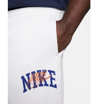 Штаны мужские Nike Club Fleece Cuffed Pants White FV4453-100