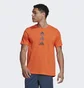 Футболка чоловіча Adidas Designed To Move Logo Tee Orange Hm4802