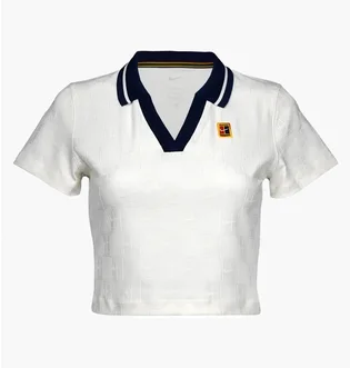 Поло жіноче Nike Court Dri-Fit Club Crop Polo White IB0772-133