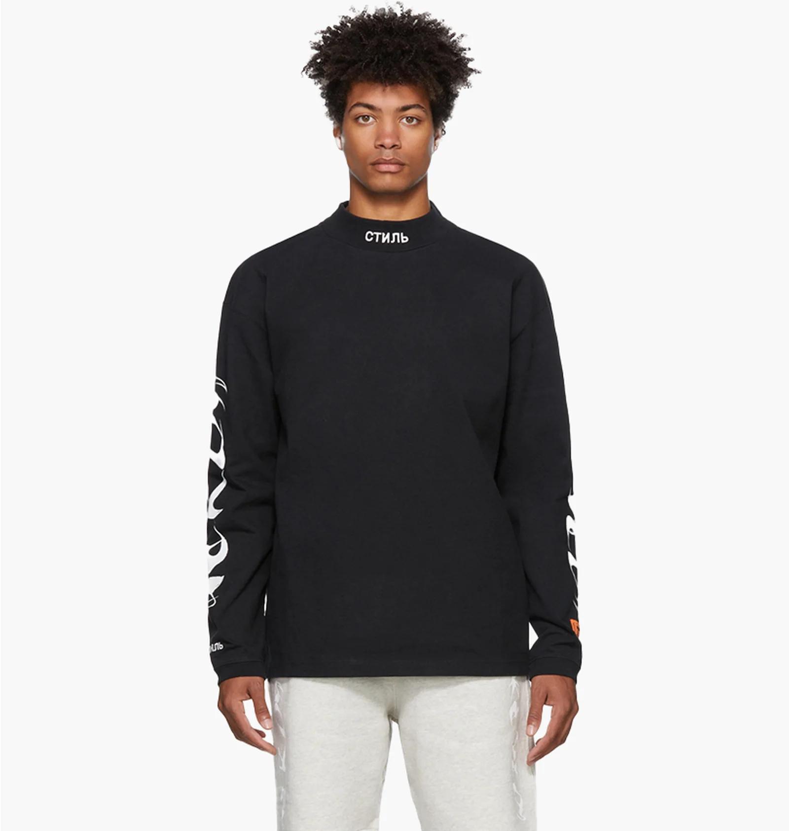 ᐉ Лонгслив мужской Heron Preston Brush Longsleeve Black