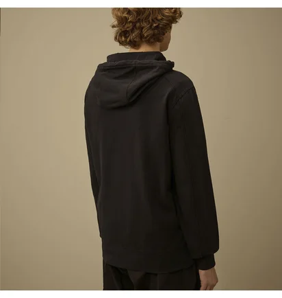 Куртка мужская C.P. Company Full-Zip Light Fleece Black 20CMSS081A-002246G-999