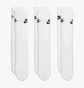 Шкарпетки унісекс Nike U Nk Nsw Everyday Essential Cr White (3 пари) Dx5025-100