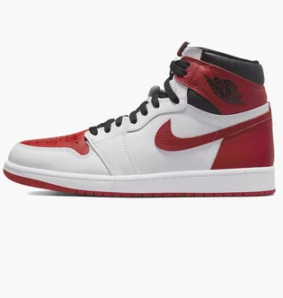 Кроссовки мужские Air Jordan 1 High Retro Heritage White/Red 555088-161
