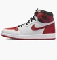 Кросівки чоловічі Air Jordan 1 High Retro Heritage White/Red 555088-161