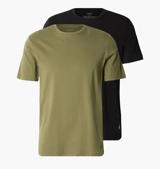 Футболка чоловіча Air Jordan Flight Base (2 шт) Black/Olive JM0625-E6F
