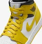 Кроссовки женские Air Jordan 1 Mid Yellow/White BQ6472-170