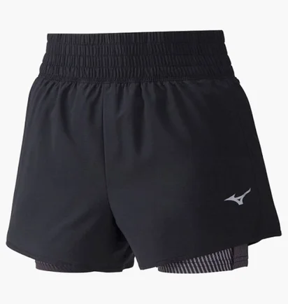 Шорти жіночі Mizuno 4.5 2In1 Black J2GB030109