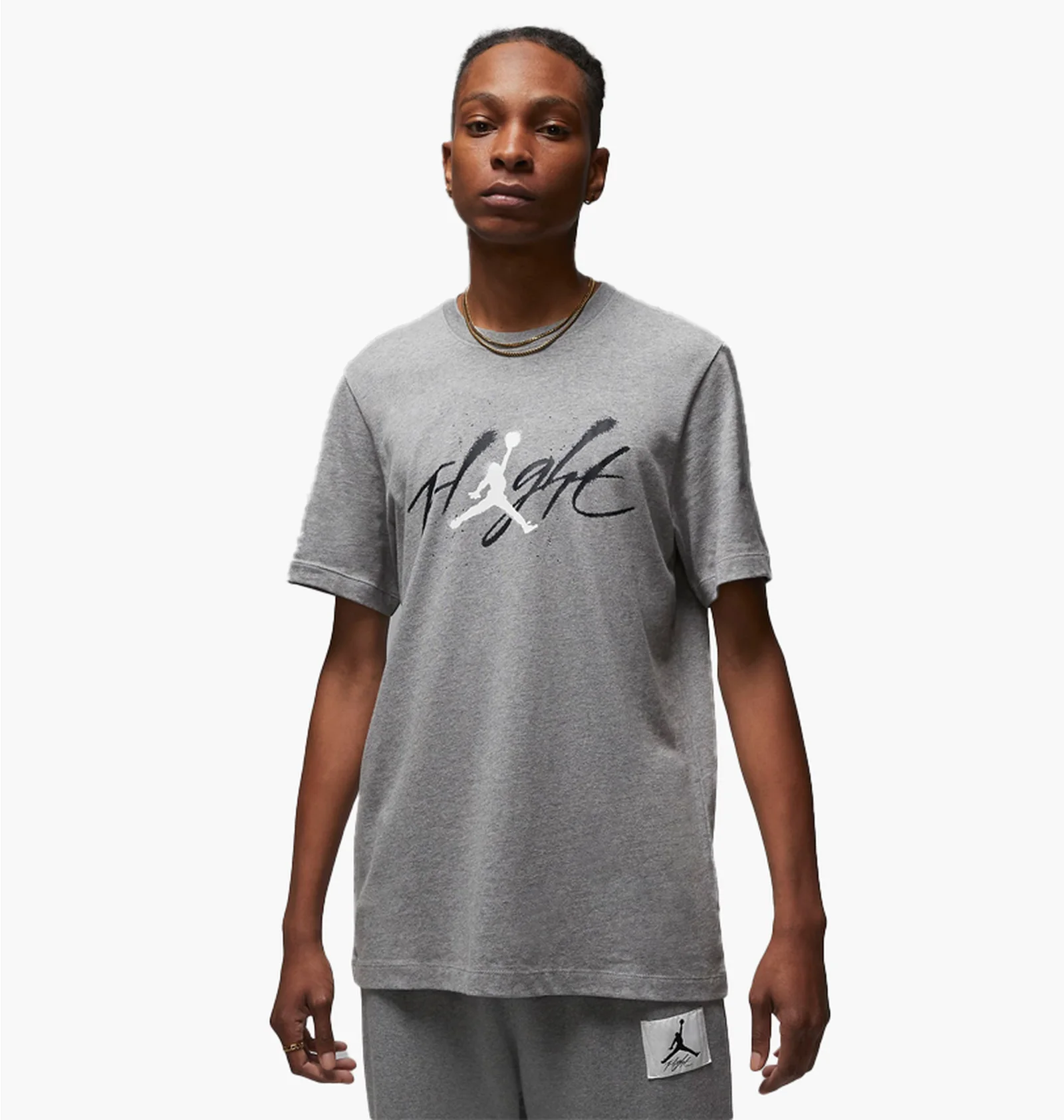 ᐉ Футболка мужская Air Jordan T-Shirt Grey FB7465-091 - купить в