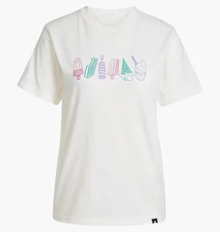Футболка жіноча Adidas Lounge Food White JN8271