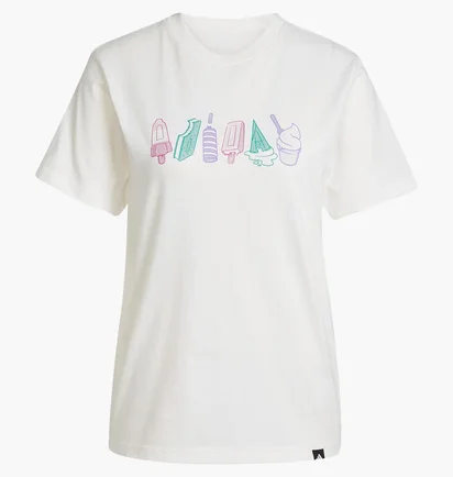 Футболка женская Adidas Lounge Food White JN8271