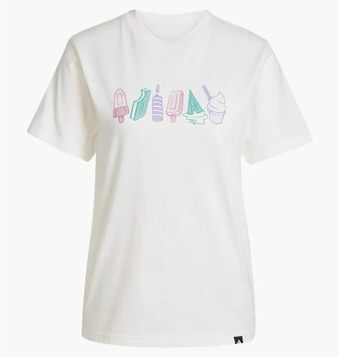 Футболка женская Adidas Lounge Food White JN8271