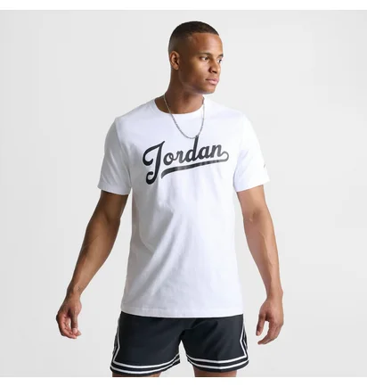 Футболка мужская Air Jordan Flight Mvp Cursive T-Shirt White FN5958-100