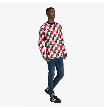 Лонгслів чоловічий Adidas Manchester United 22/23 Pre Match Warm Top Multi H56683