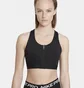 Топ жіночий Nike W Df Swsh Zip Front Bra Black DD1205-010