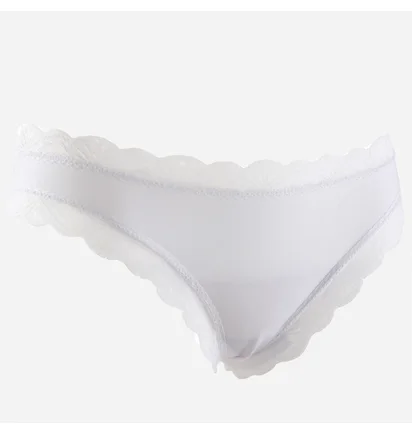 Трусики жіночі fashion lady Tan Tanga White/Light Blue (2 шт) 13890384-1