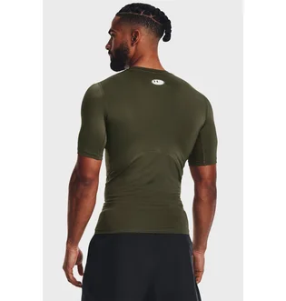Термобілизна унісекс Under Armour Hg Armour Comp Ss Olive 1361518-390