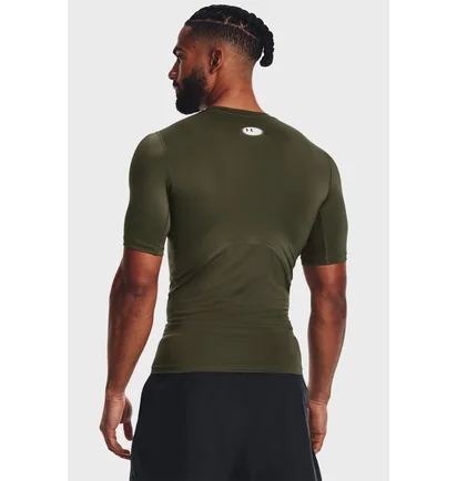 Термобелье унисекс Under Armour Hg Armour Comp Ss Olive 1361518-390