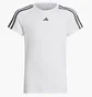Футболка детская Adidas Train Essentials Aeroready 3-Stripes Slim-Fit Training White HR5774